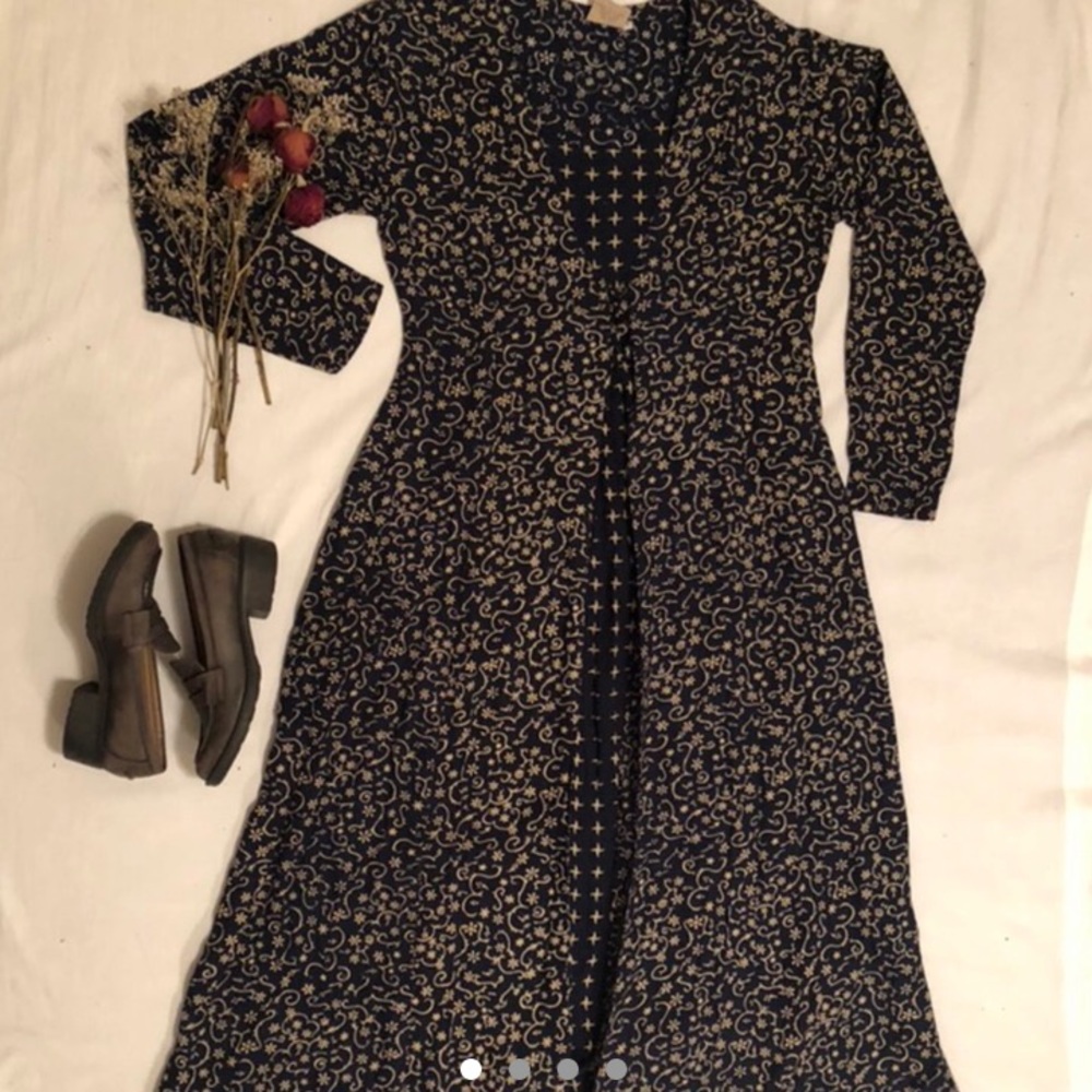Flowy floral a-line dress